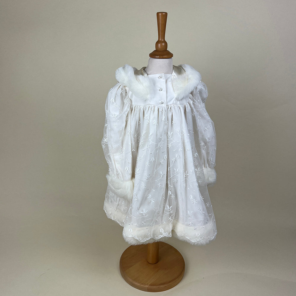 Little Darlings Party Dress Ivory D373