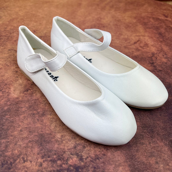 Little People Girls Shoes White 4962