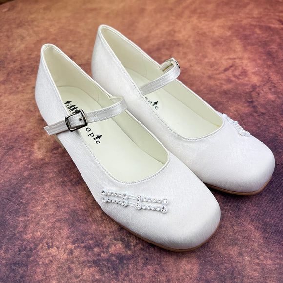 Little People Girls Shoes White 5143