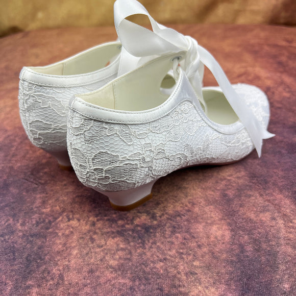 Little People Girls Shoes White 5282