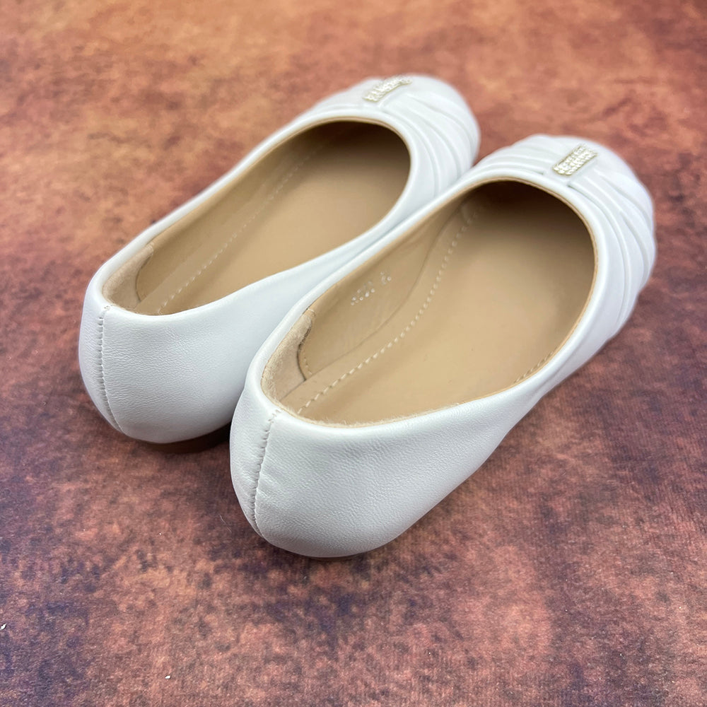 Little People Girls Shoes White A103