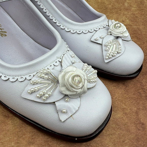 Little Princess Girls White Shoes 330