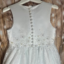 White Communion Bridesmaid Flower Girl Dress
