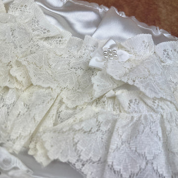 PEX Abigail Frill Pants Ivory B5659