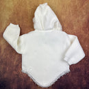 PEX Girls Hooded Cardigan White B3567