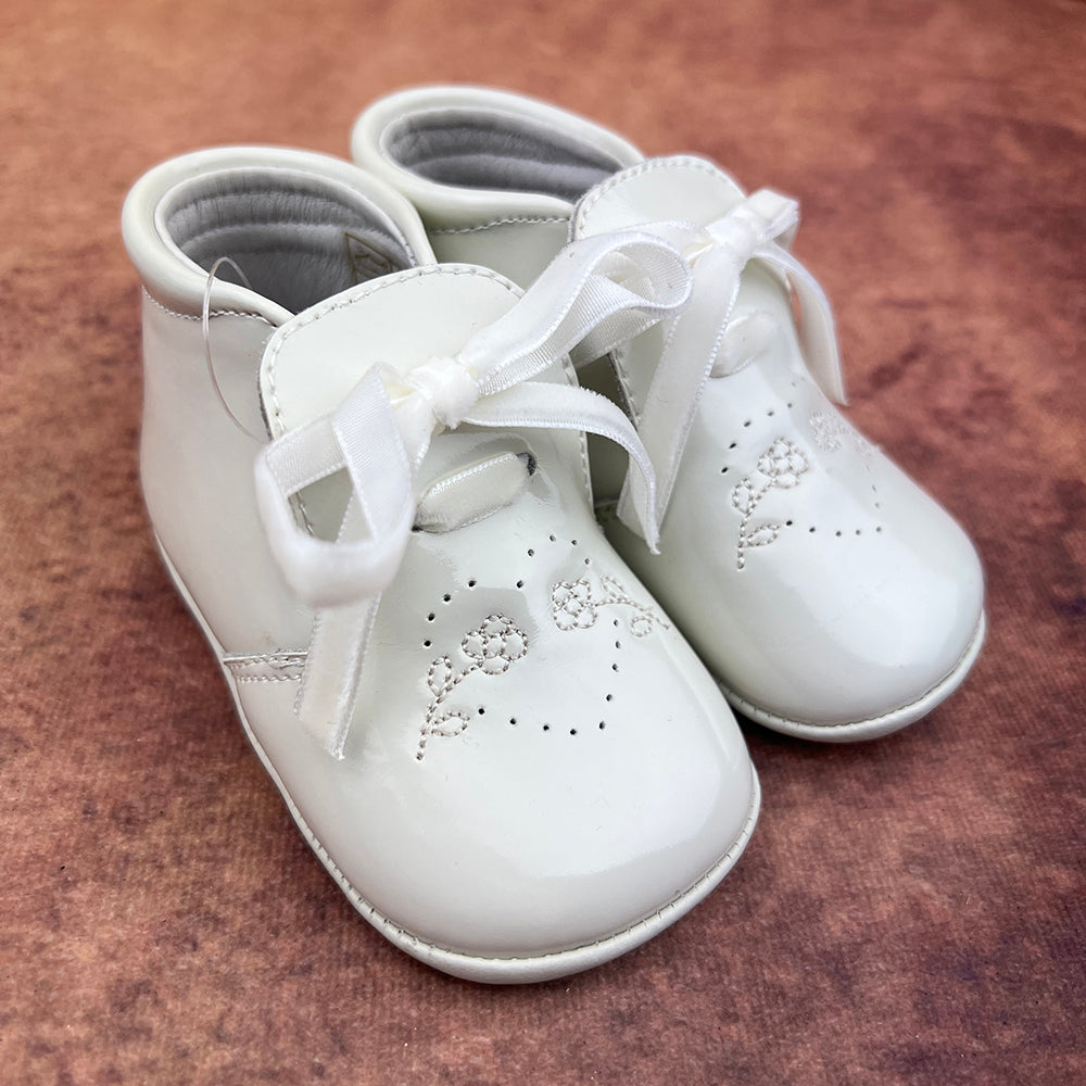 Panyno Baby Boys Soft Boots White A1300