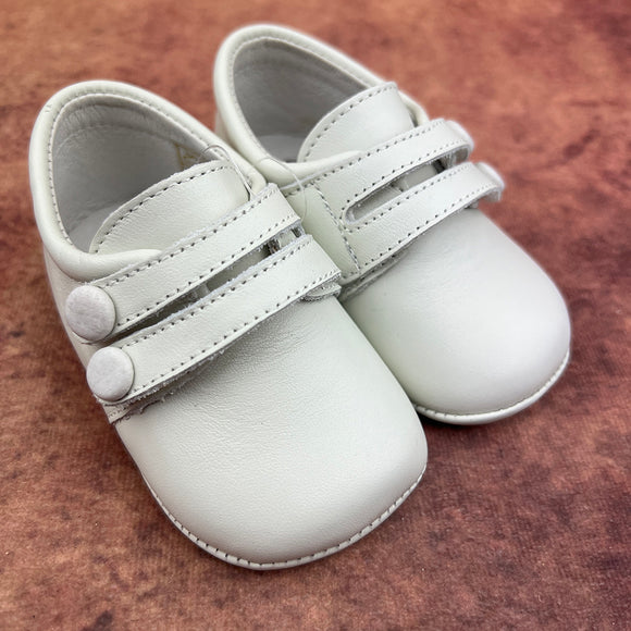 Panyno Baby Boys Soft Shoes Ivory A1319