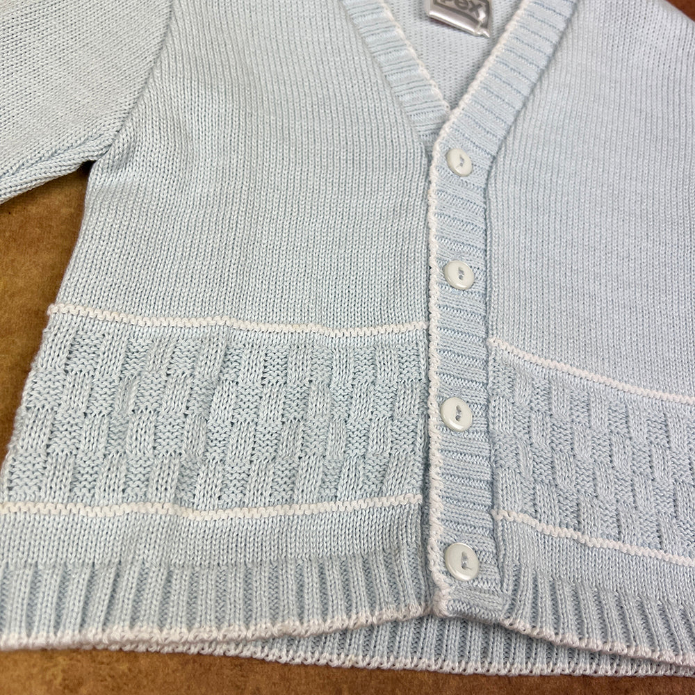 Pex Boys Cardigan Blue Dwight Card