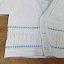 Pex Boys Cardigan Ivory Blue Stephen