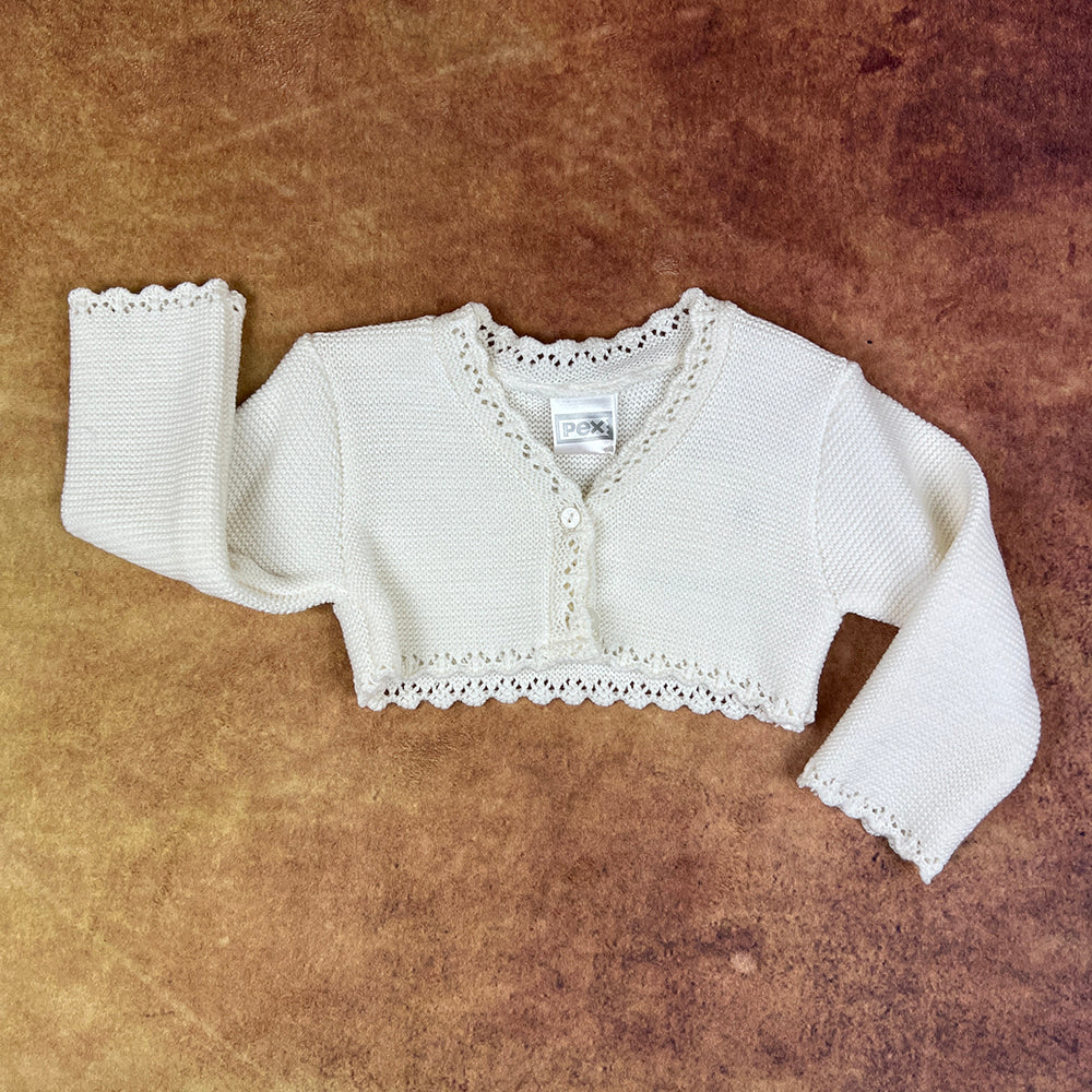 Pex Girls Bolero Ivory Sheba