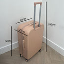 Pink Large Checked Suitcase