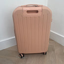 Pink Medium Checked Suitcase Greek Orthodox Christening Box