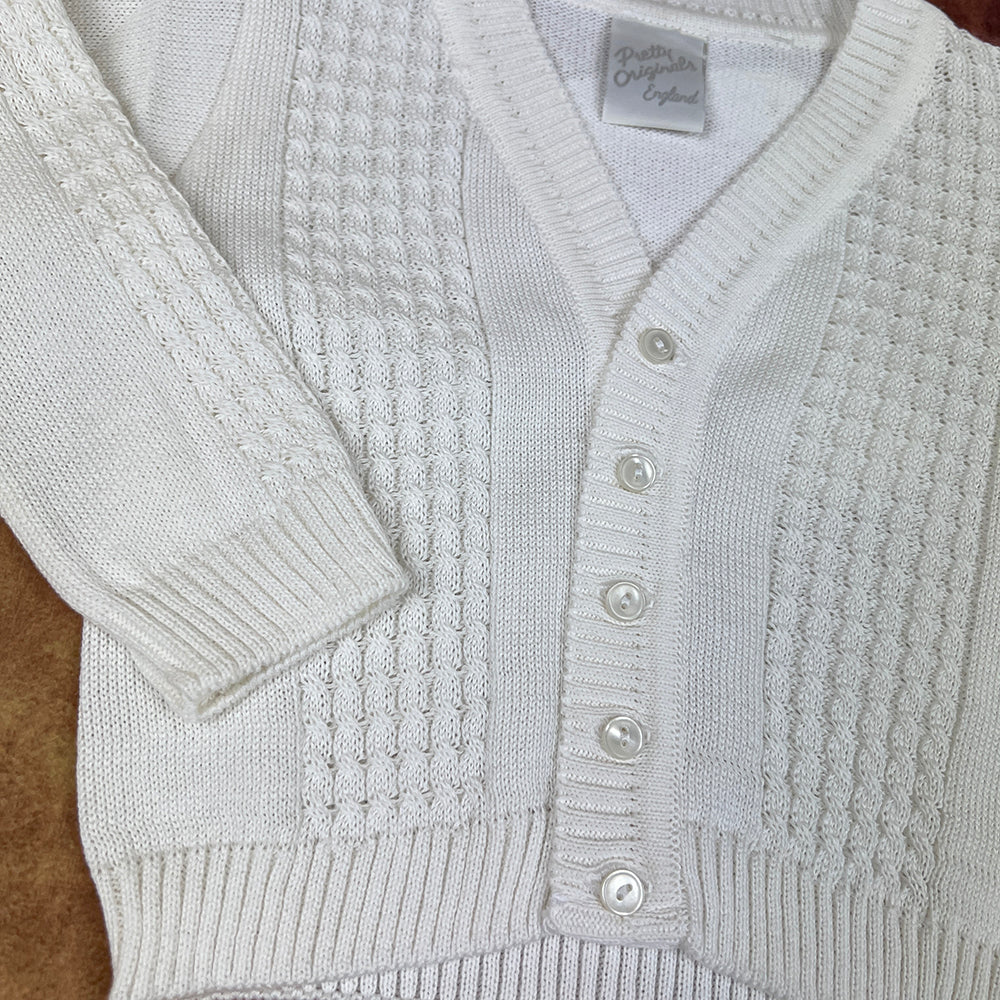 Pretty Originals Boys Cardigan Ivory JP61196