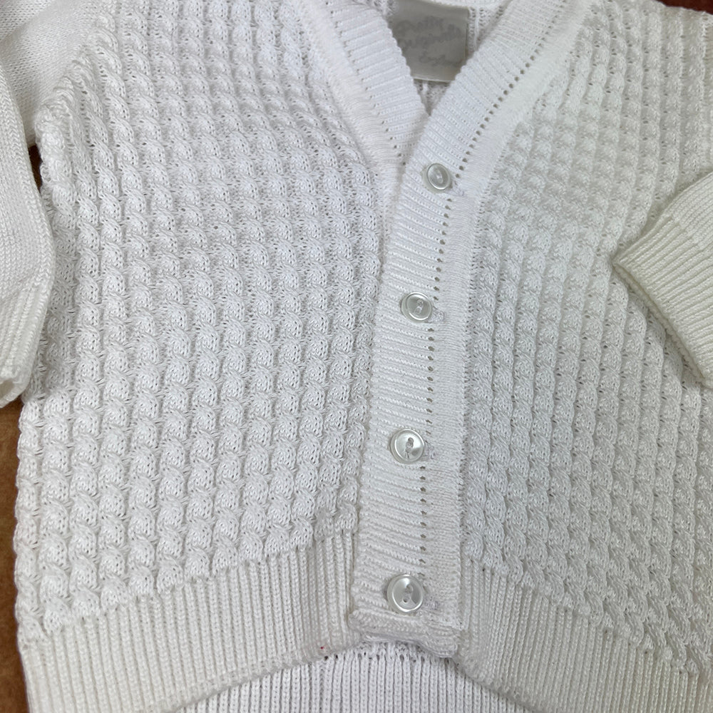 Pretty Originals Boys Cardigan White JP61196