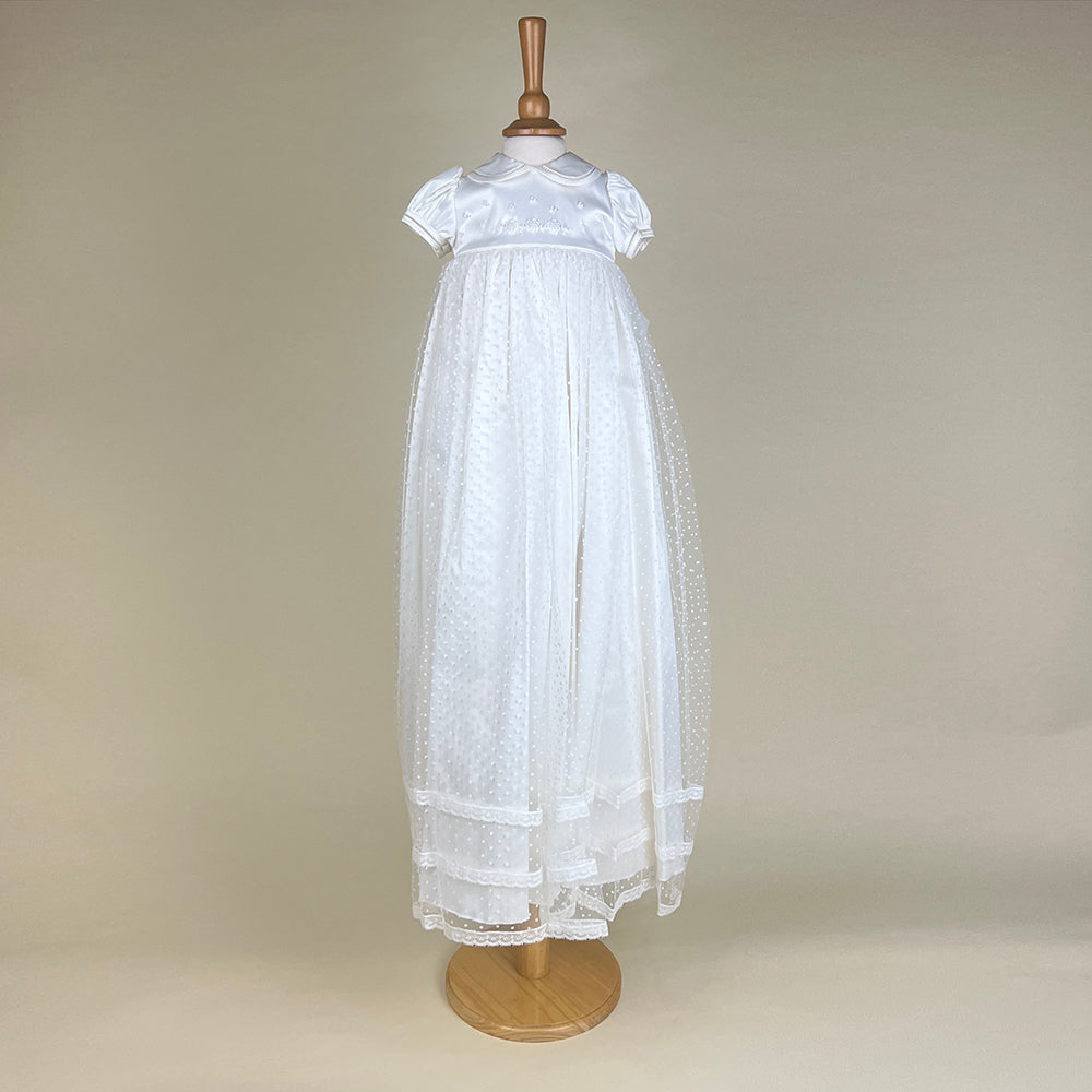 Pretty Originals Christening Gown Ivory BD01507