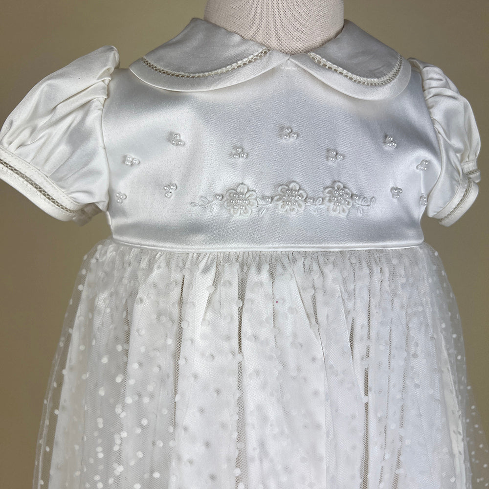 Pretty Originals Christening Gown Ivory BD01507