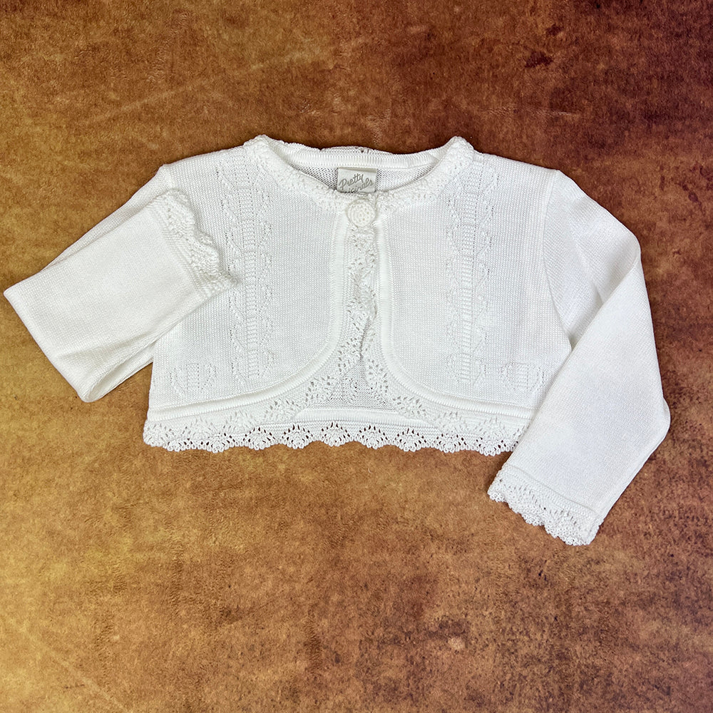 Pretty Originals Girls Bolero White JP05100