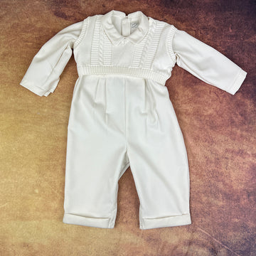 Pretty Originals Romper Set Ivory JP1126