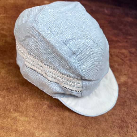 Pretty Originals Romper White Blue DL61621