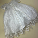 Pretty Princess Christening Dress White 2419W