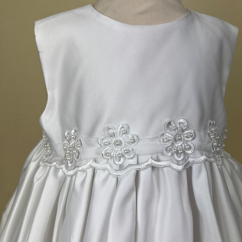 Pretty Princess Christening Dress White 2419W