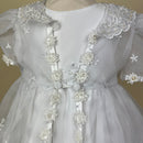 Pretty Princess Christening Dress White 2419W