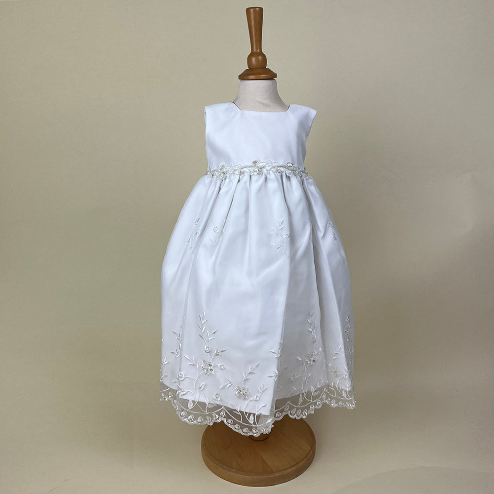 Pretty Princess Christening Dress White 6729