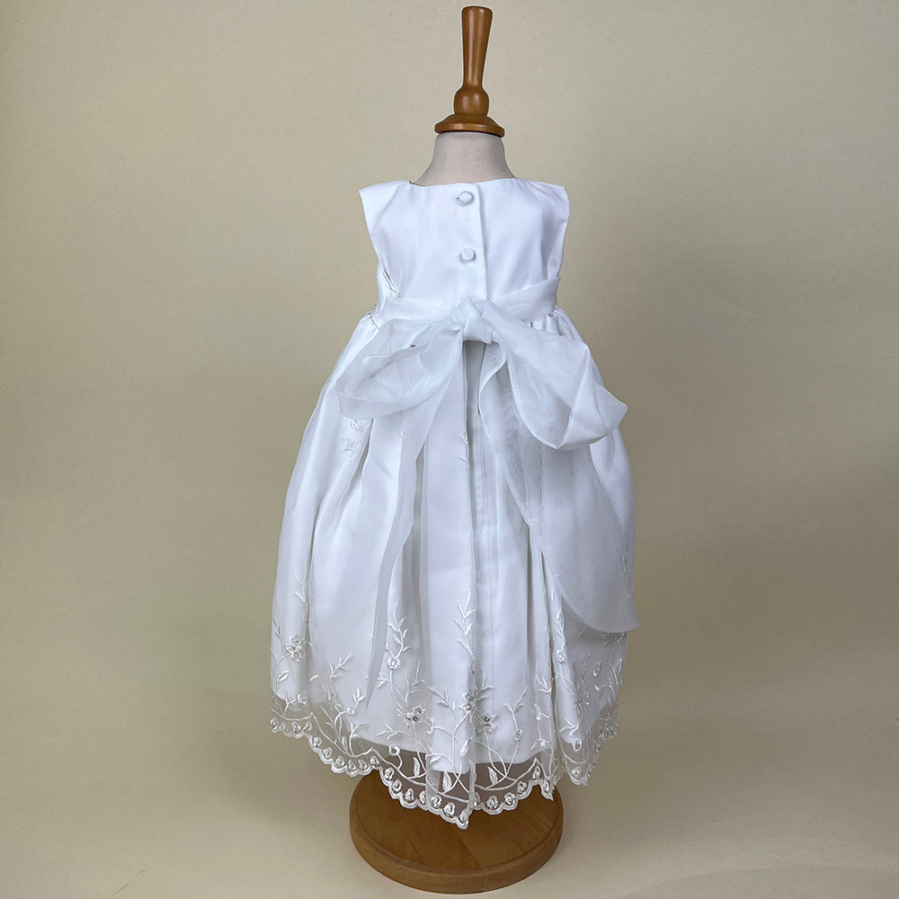 Pretty Princess Christening Dress White 6729