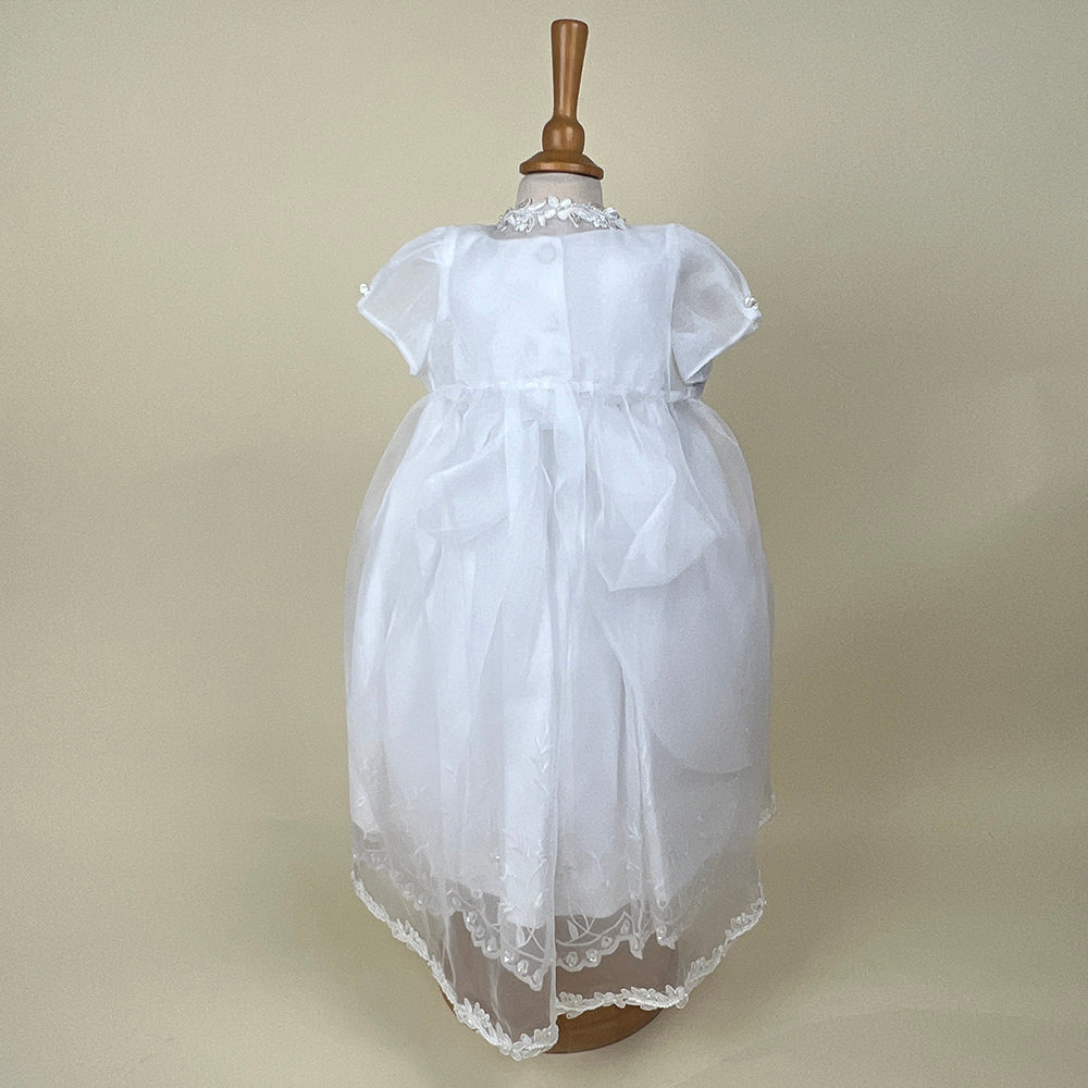 Pretty Princess Christening Dress White 6729