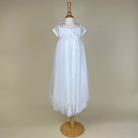 Pretty Princess Christening Gown White 2417