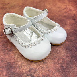 Romano Princess Baby Girls Shoes White 8832