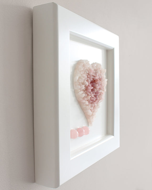 Rose Quartz Heart Perfect Gift for a Girl