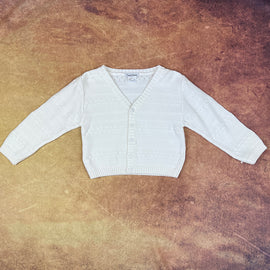Sarah Louise Boys Cardigan Ivory 690
