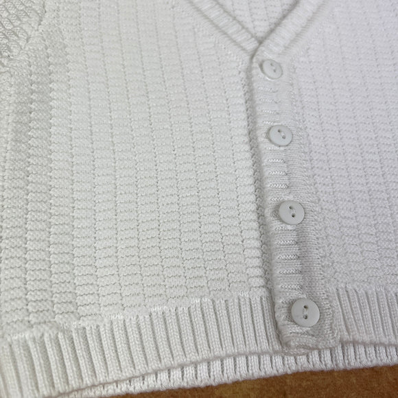Sarah Louise Boys Cardigan White 006791
