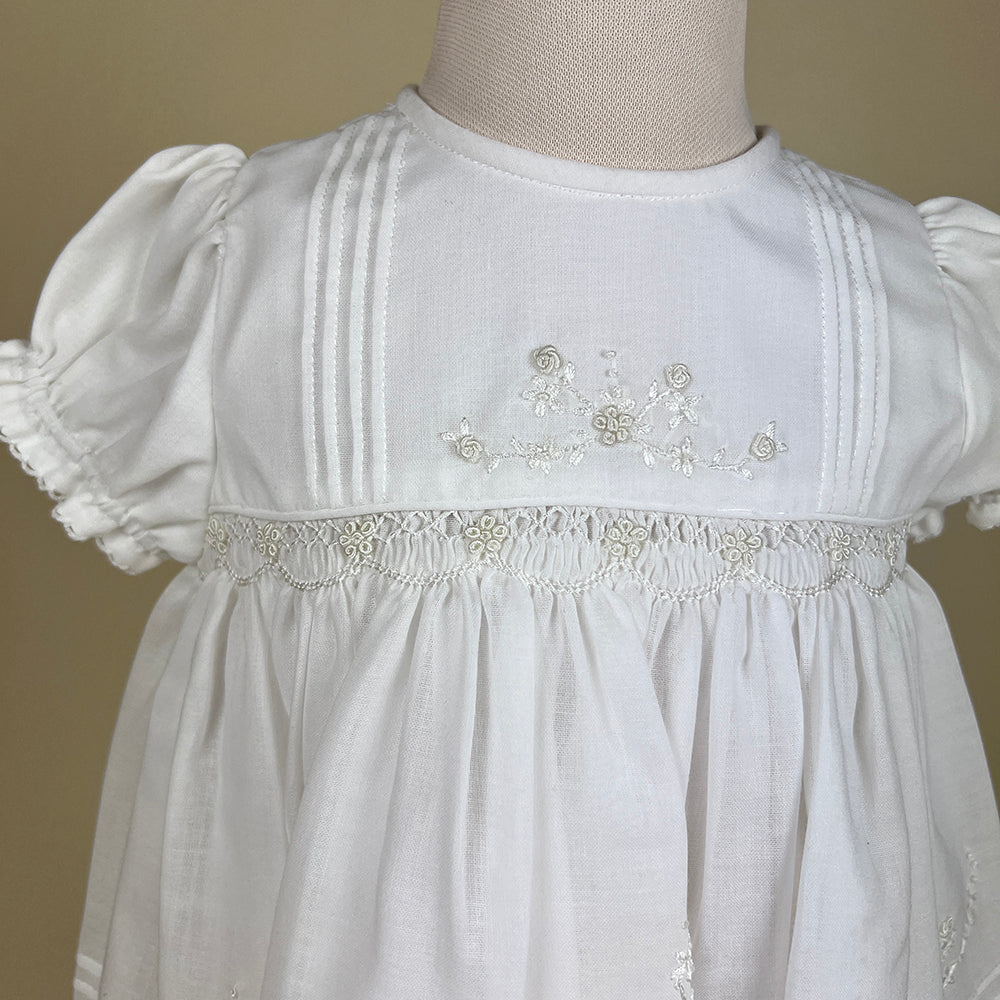 Sarah Louise Christening Party Dress Ivory 9243