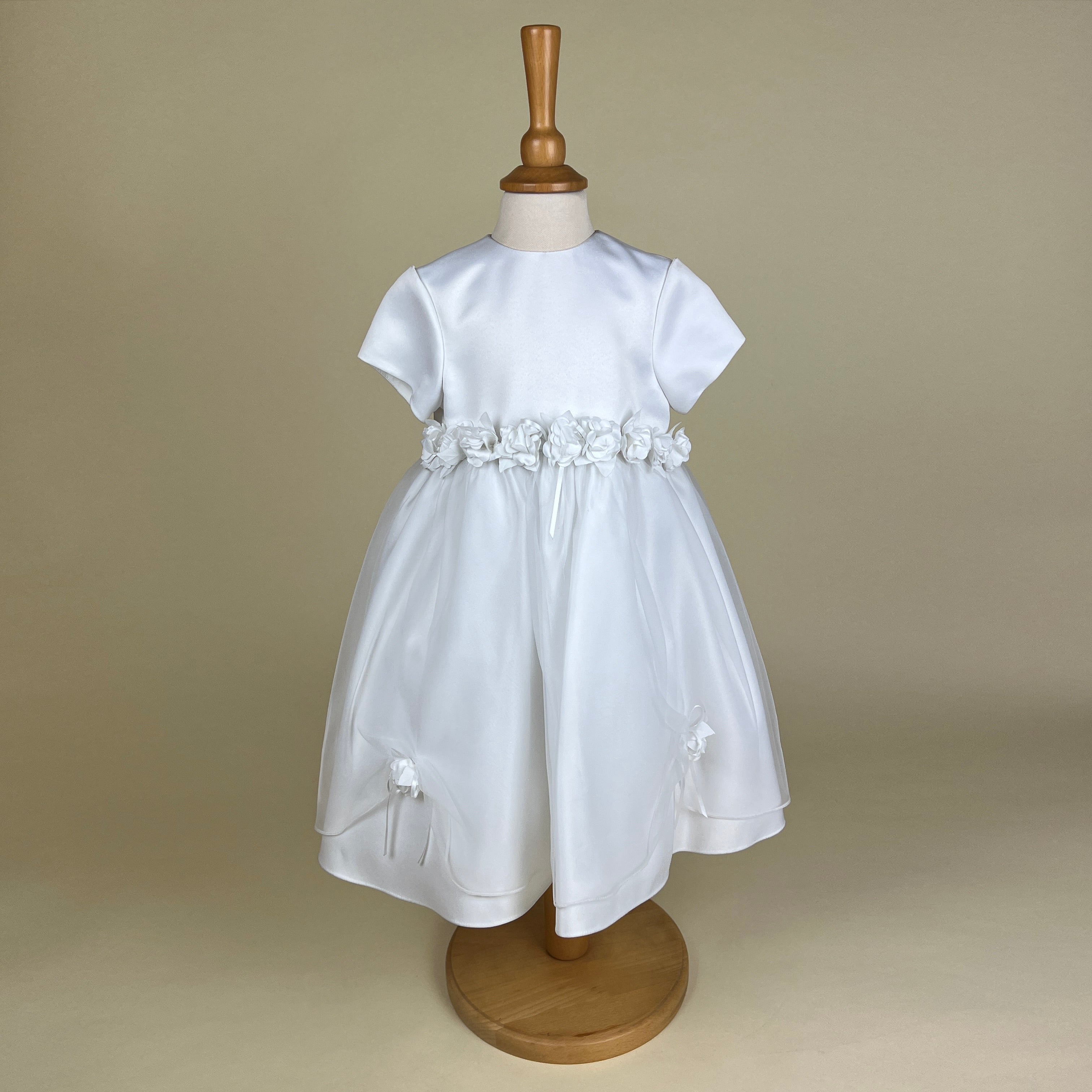 Sarah Louise Christening Party Dress White 8930