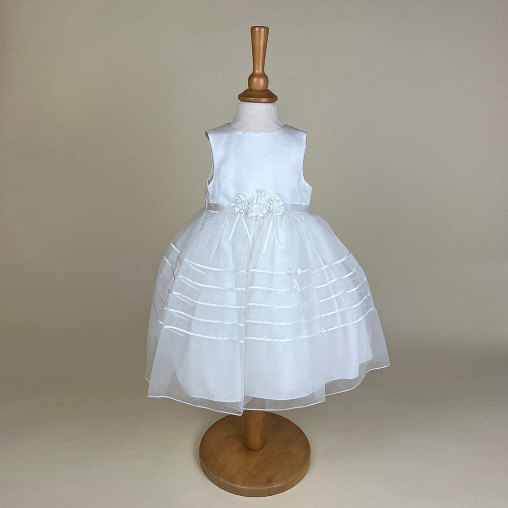 Sarah Louise Christening Party Dress White SL002