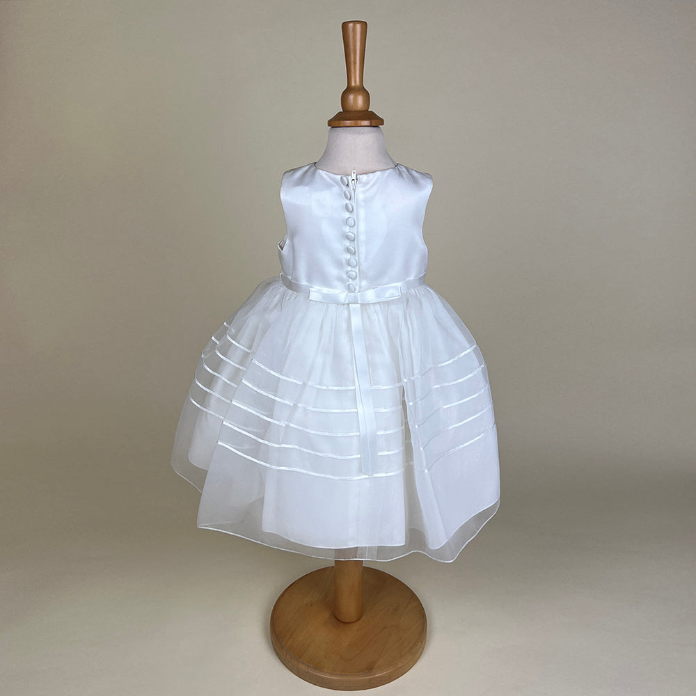 Sarah Louise Christening Party Dress White SL002