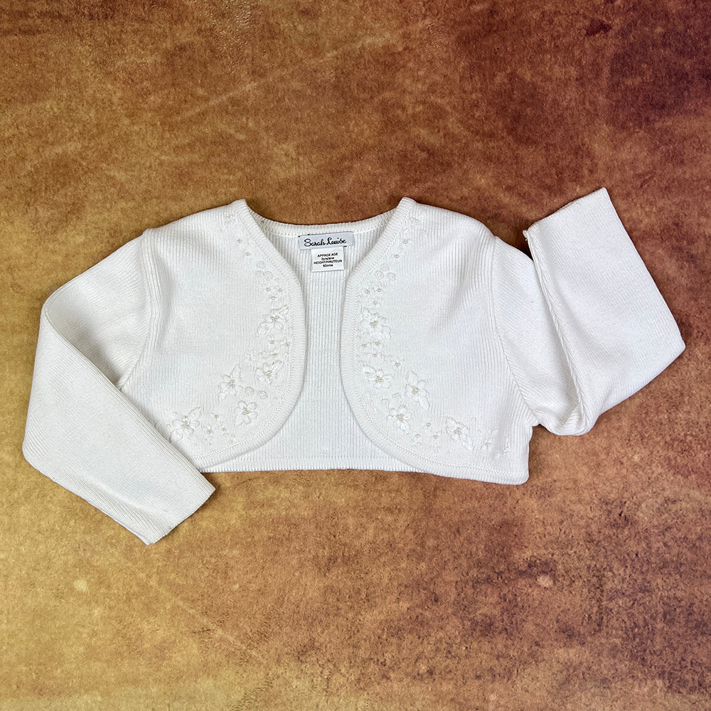 Sarah Louise Girls Bolero White 787