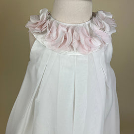 Sarah Louise Party Dress Ivory Pink 070000