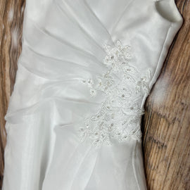 Sarah Louise Communion Bridesmaid Flower Girl Dress White