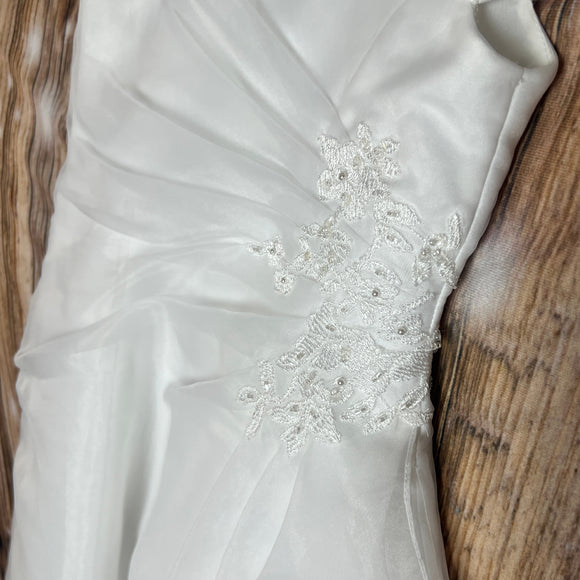 Sarah Louise Communion Bridesmaid Flower Girl Dress White