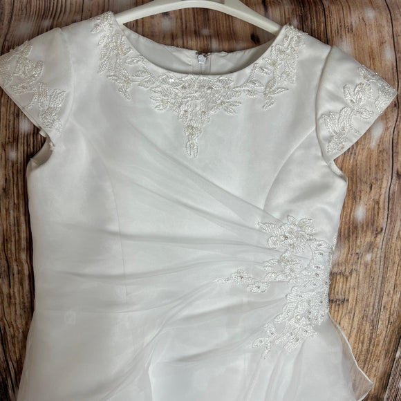 Sarah Louise Communion Bridesmaid Flower Girl Dress White