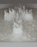 Selenite Clear Quartz Crucifix Artwork