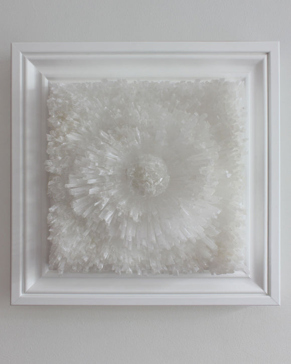 Selenite Radiance Healing Crystal Wall Art