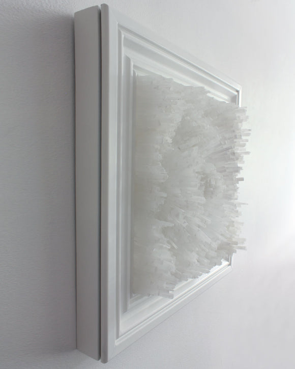 Selenite Radiance Healing Crystal Wall Art