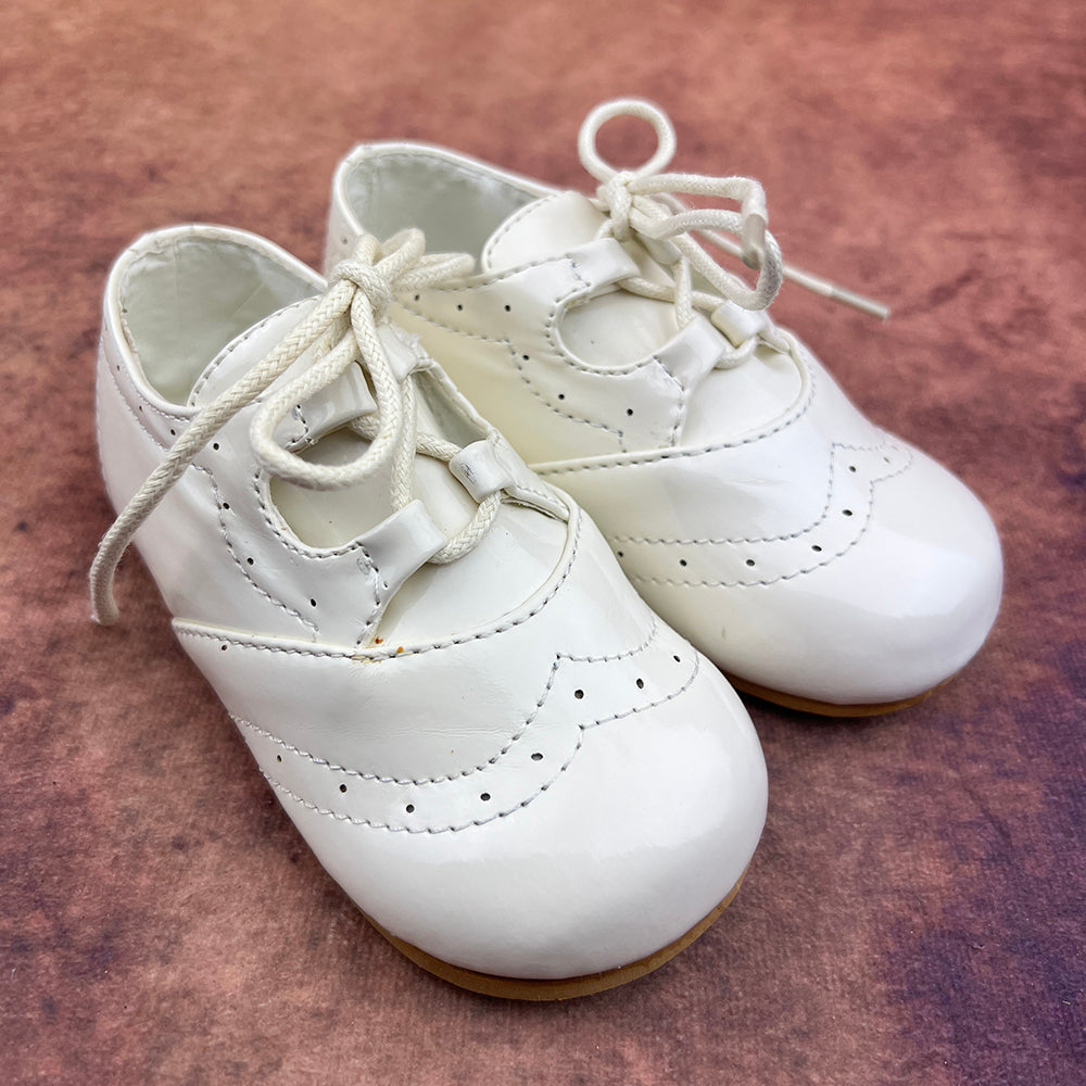 Sevva Baby Boys Shoes Ivory Leo