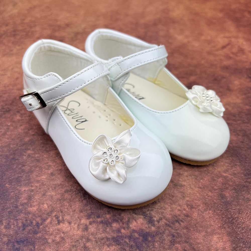 Sevva Girls Shoes White 603B