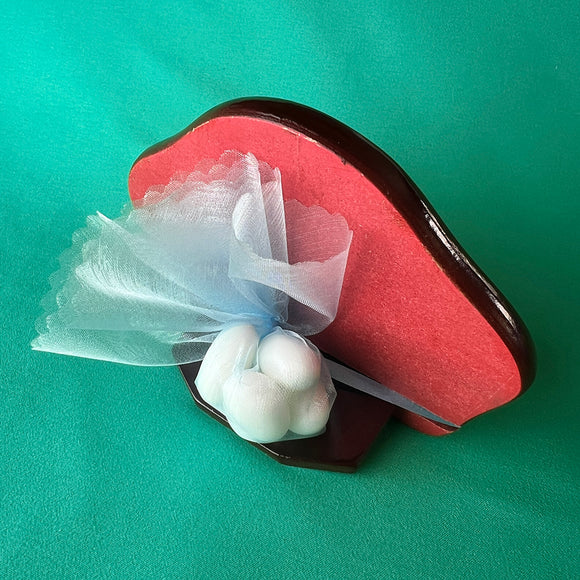 Virgin Mary Baby Jesus Icon Favour Bonboniere Blue