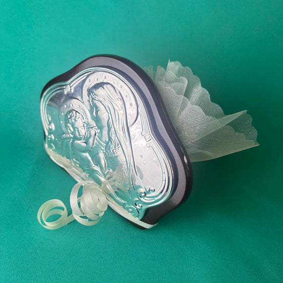 Virgin Mary Baby Jesus Icon Favour Bonboniere Ivory